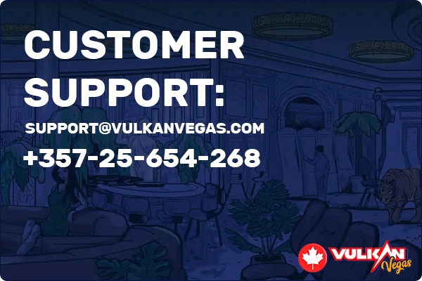 Vulkan Vegas Casino Kundensupport mit Telefonnummer