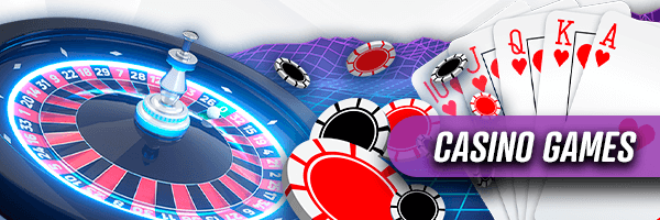 Roulette, Karten, Chips und Spielautomaten im Vulkan Vegas Casino